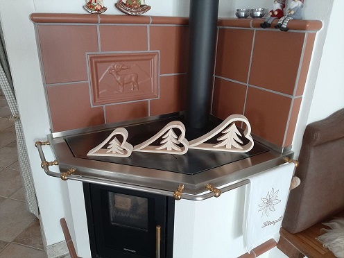 Herz mit Tanne verschiedene Gr&ouml;&szlig;en