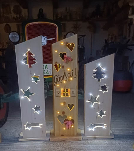 Eingangsbretter mit Beleuchtung