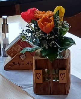 Altholz &Uuml;bertopf,Blumenvase oder als Teelicht verwendbar