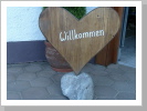 Herzlich Willkommen  hoch 62 cm breit 50 cm